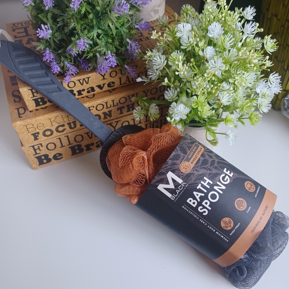 M.Black Signature Series for Men Bath Sponge